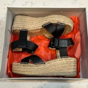 Sole Society Audrina Espadrille Wedge Sandal 7.5
